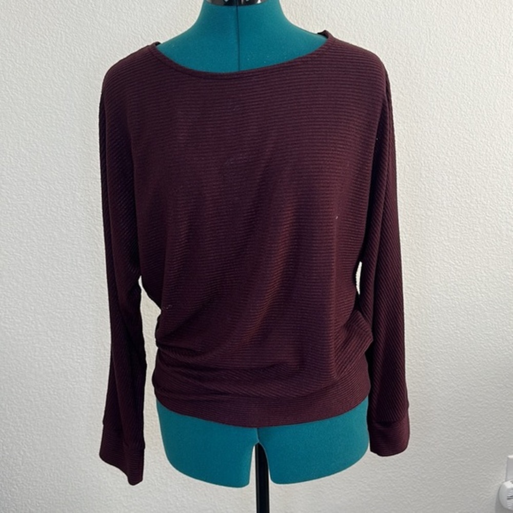 A new day Burgundy blouse size S